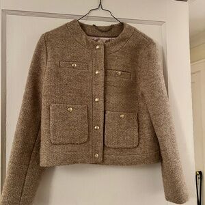 J.Crew Beige Wool Lady Jacket